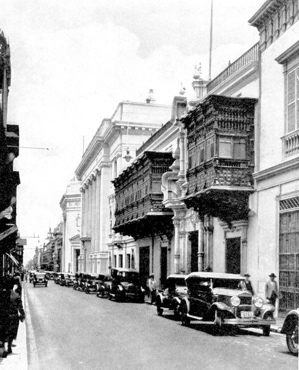 Palacio Torre Tagle, Lima 1930