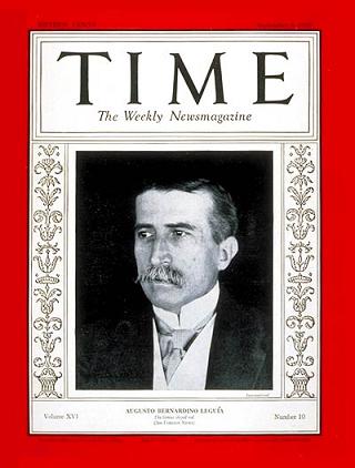 Leguía: Time, 8 September 1930