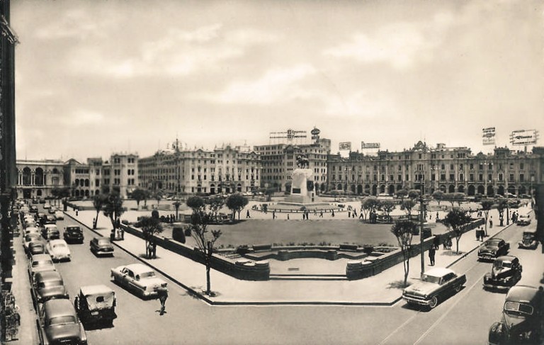 Plaza San Martín, Lima circa 1950