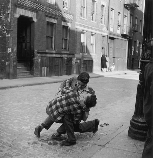 Boston street fight circa 1930